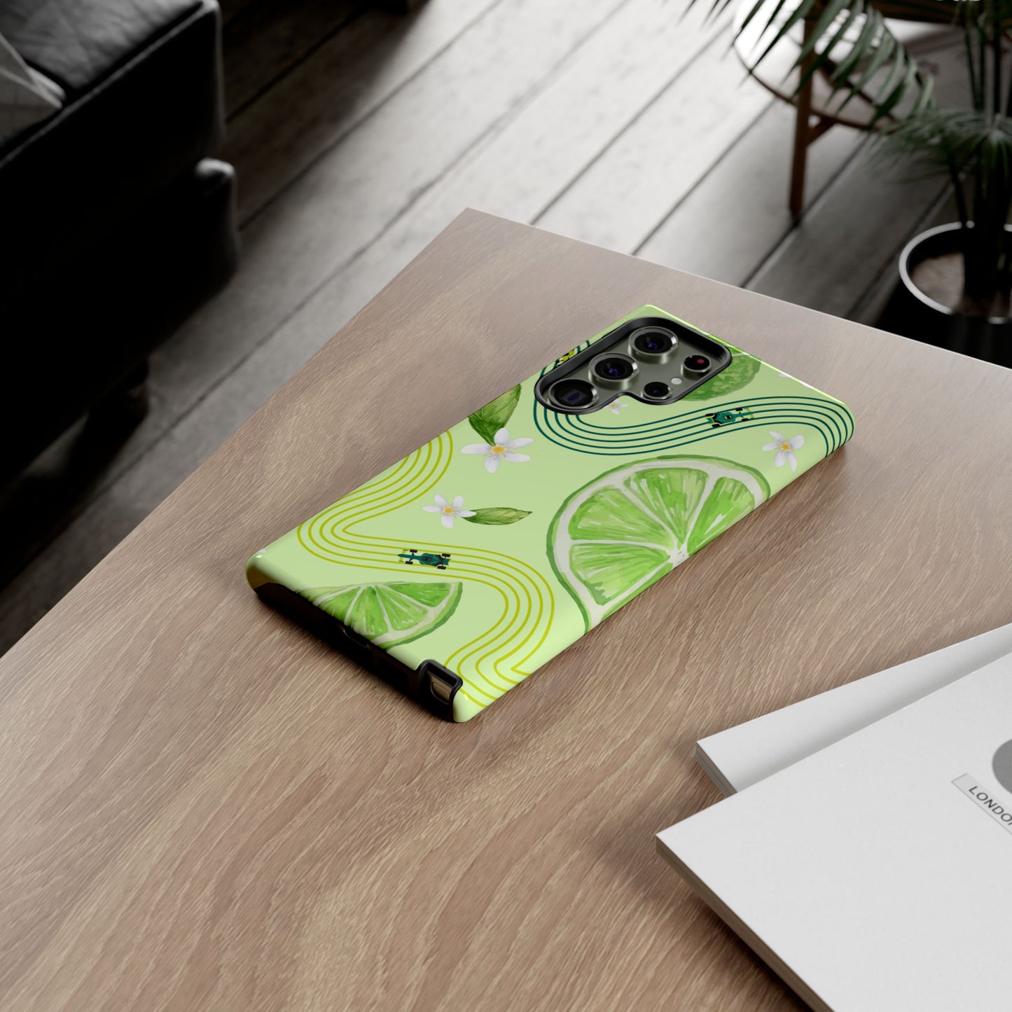 Green F1 Aston Martin and Lime Phone Case, Trendy F1 Gift, Formula 1 Gift, Cute Fruit F1 Phone Case, Unique Phone Case