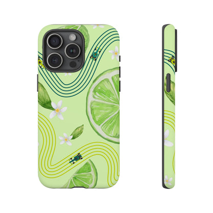 Green F1 Aston Martin and Lime Phone Case, Trendy F1 Gift, Formula 1 Gift, Cute Fruit F1 Phone Case, Unique Phone Case