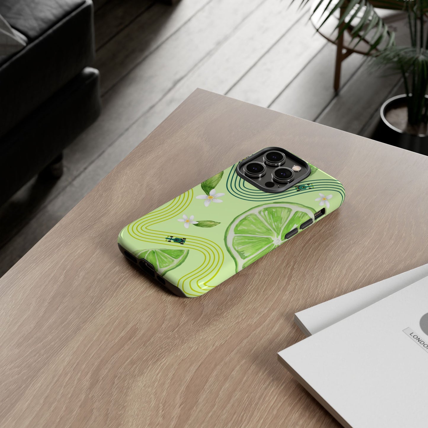 Green F1 Aston Martin and Lime Phone Case, Trendy F1 Gift, Formula 1 Gift, Cute Fruit F1 Phone Case, Unique Phone Case