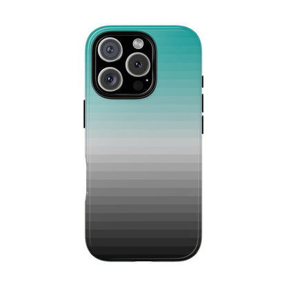 Mercedes F1 Phone Case Pixelated Team Colors, Trendy F1 Gift, Formula 1 Gift, Cute F1 Phone Case