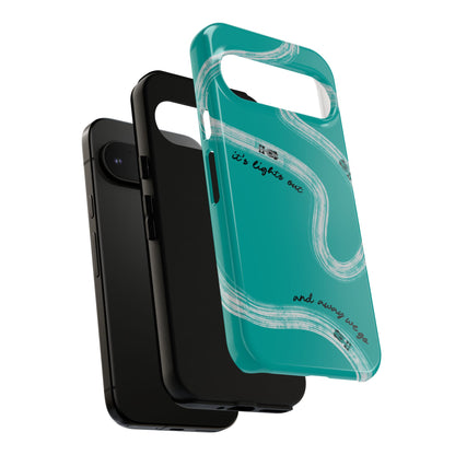 Mercedes F1 Phone Case Painted "its lights out and away we go", Trendy F1 Gift, Formula 1 Gift, Cute F1 Phone Case