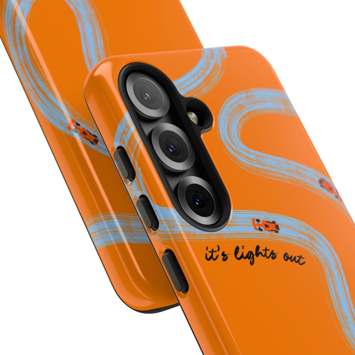 F1 Phone Case McLaren Painted "its lights out and away we go", Trendy F1 Gift, Formula 1 Gift, Cute F1 Phone Case, Phone Case