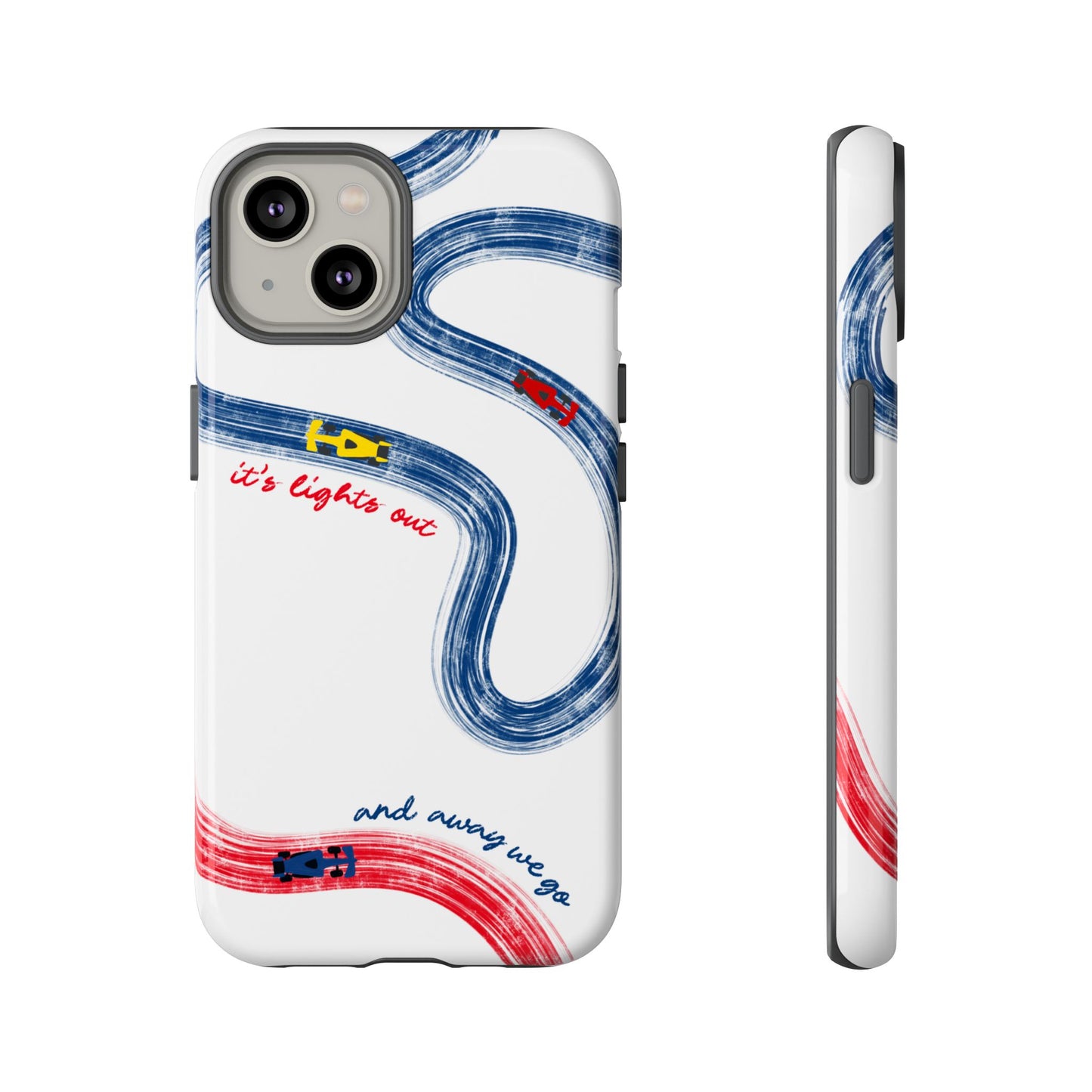 F1 Red Bull Racing Painted Track F1 Phone Case Design