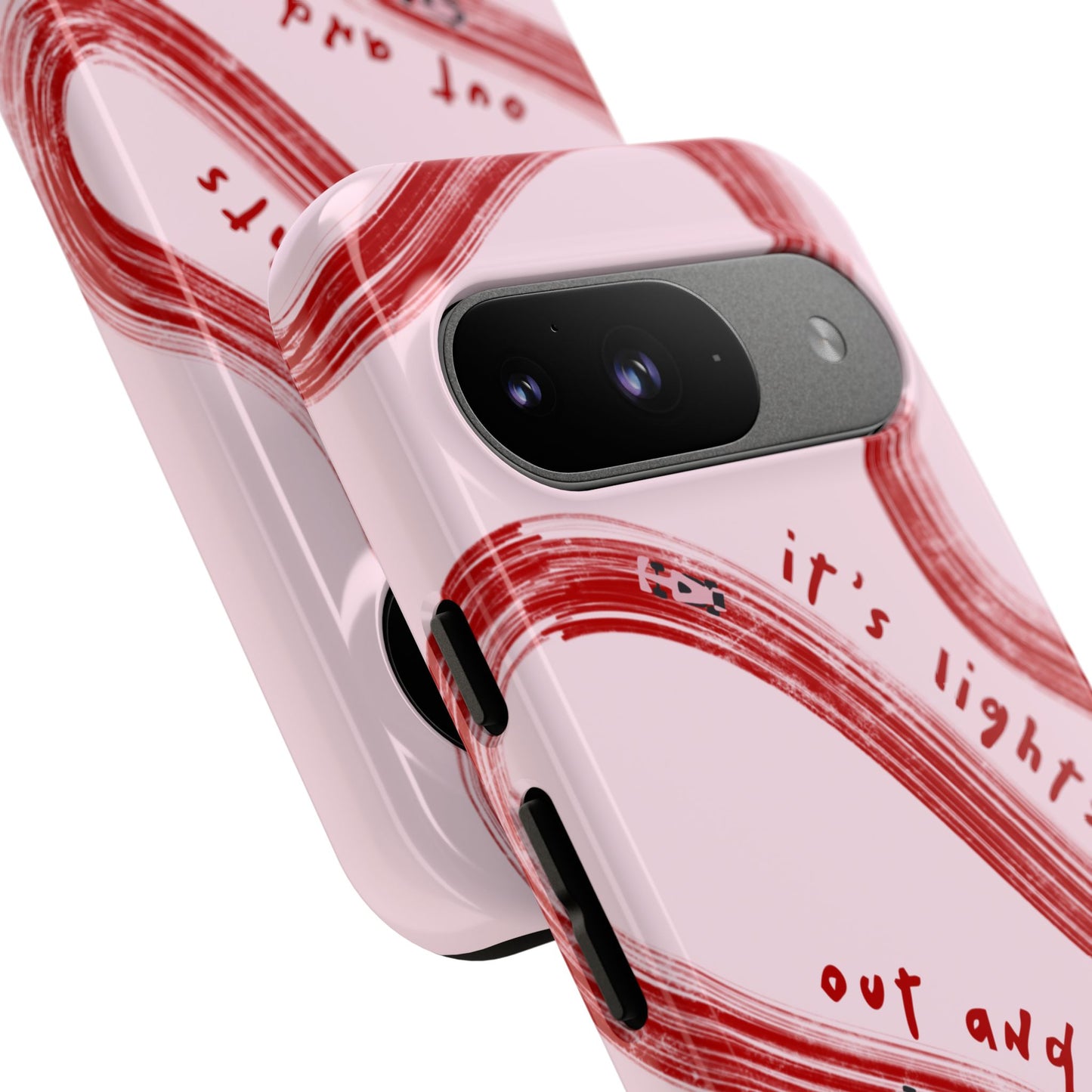 Pink and Red Lights Out F1 Phone Case Design, Trendy F1 Gift, Formula 1 Gift, Cute F1 Phone Case, Unique Formula One Phone Case