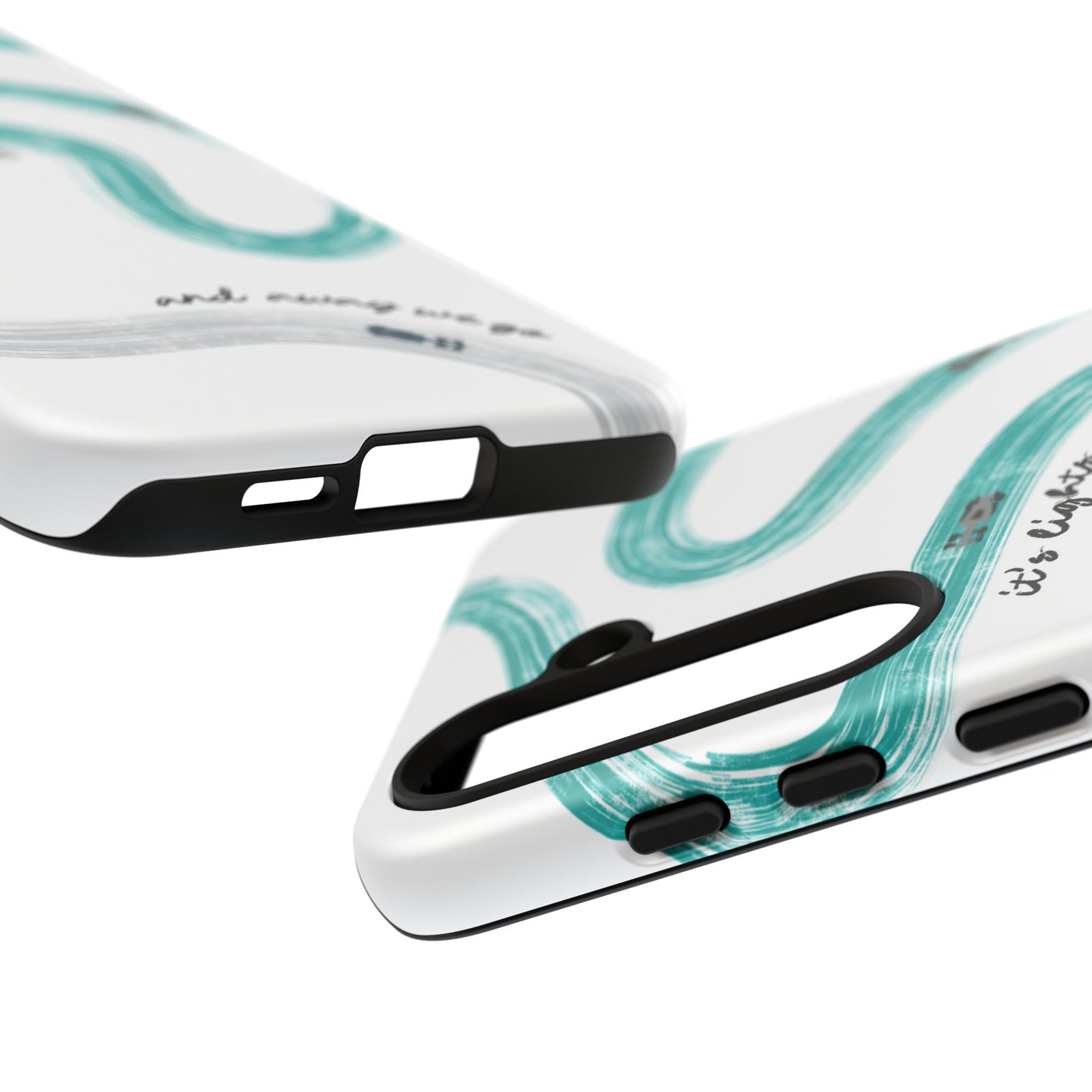 Mercedes F1 Phone Case Painted "its lights out and away we go", Trendy F1 Gift, Formula 1 Gift, Cute F1 Phone Case