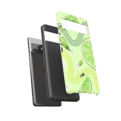 Green F1 Aston Martin and Lime Phone Case, Trendy F1 Gift, Formula 1 Gift, Cute Fruit F1 Phone Case, Unique Phone Case