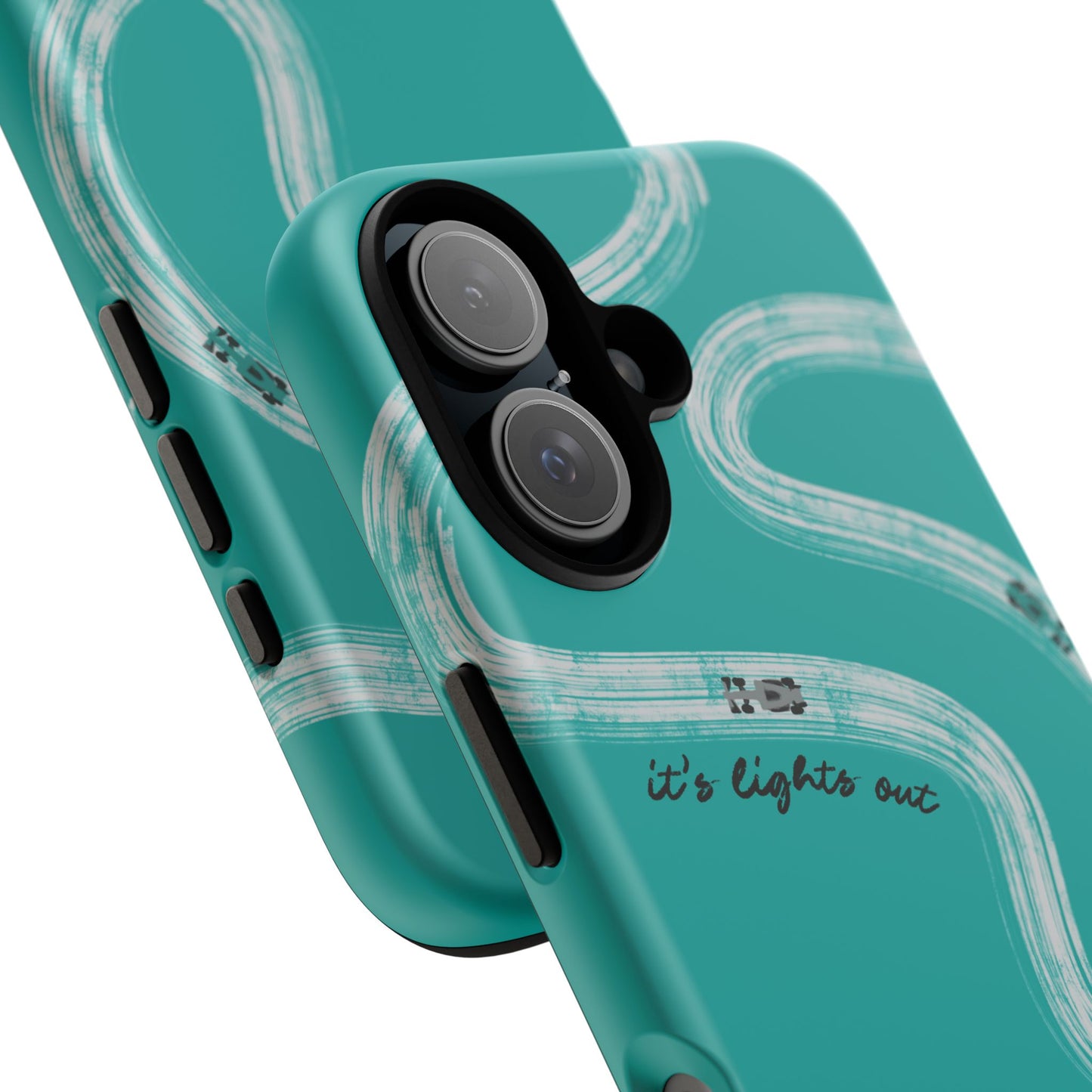 Mercedes F1 Phone Case Painted "its lights out and away we go", Trendy F1 Gift, Formula 1 Gift, Cute F1 Phone Case