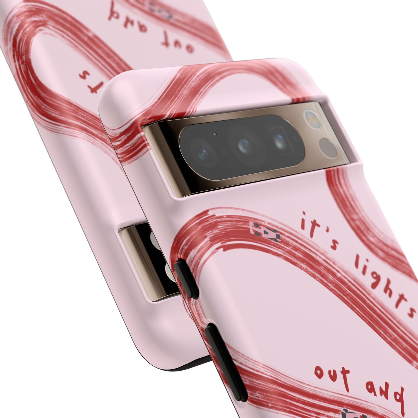Pink and Red Lights Out F1 Phone Case Design, Trendy F1 Gift, Formula 1 Gift, Cute F1 Phone Case, Unique Formula One Phone Case
