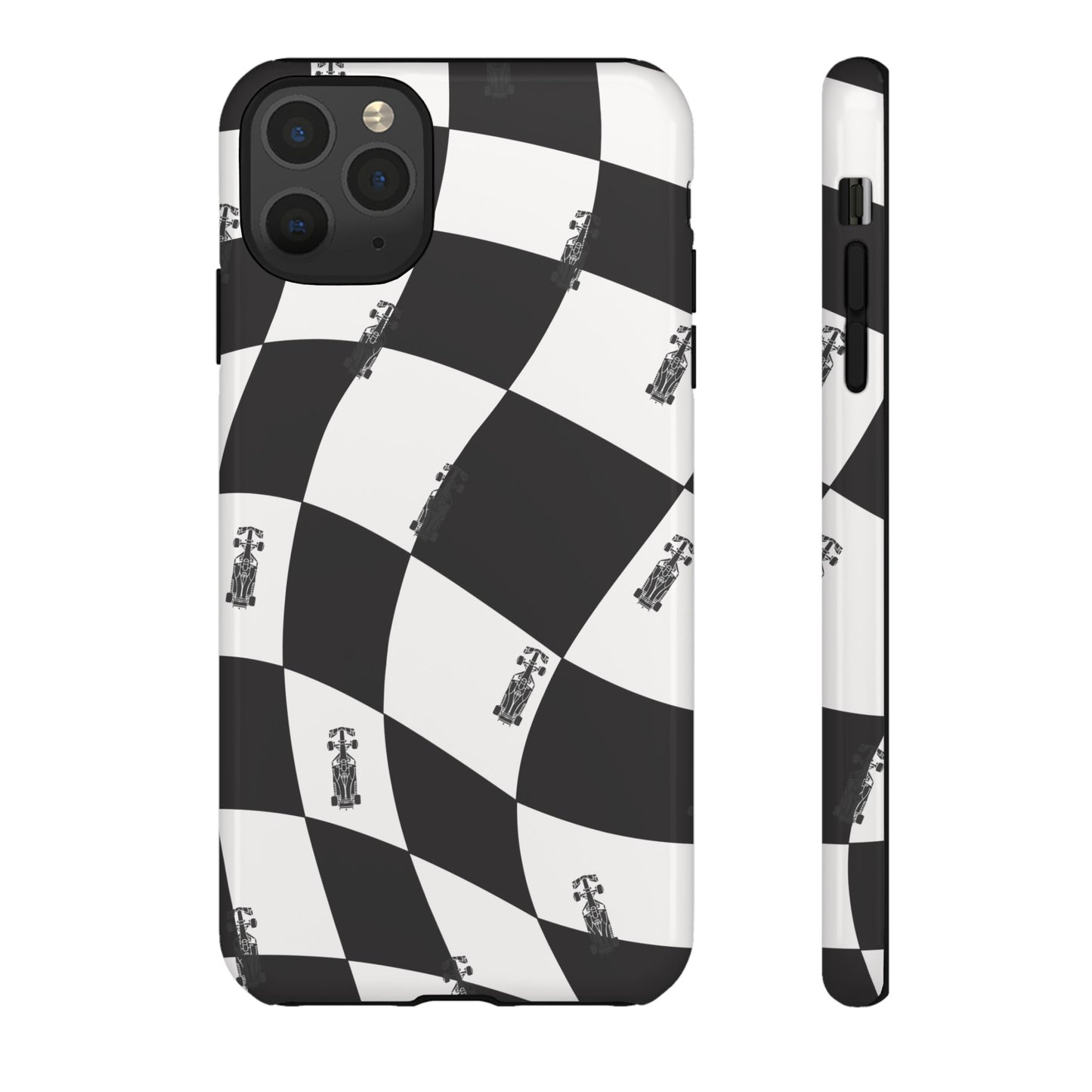 F1 Phone Case Black and White Checkered Design, Trendy F1 Gift, Formula 1 Gift, Cute F1 Phone Case, Unique Formula One Phone Case