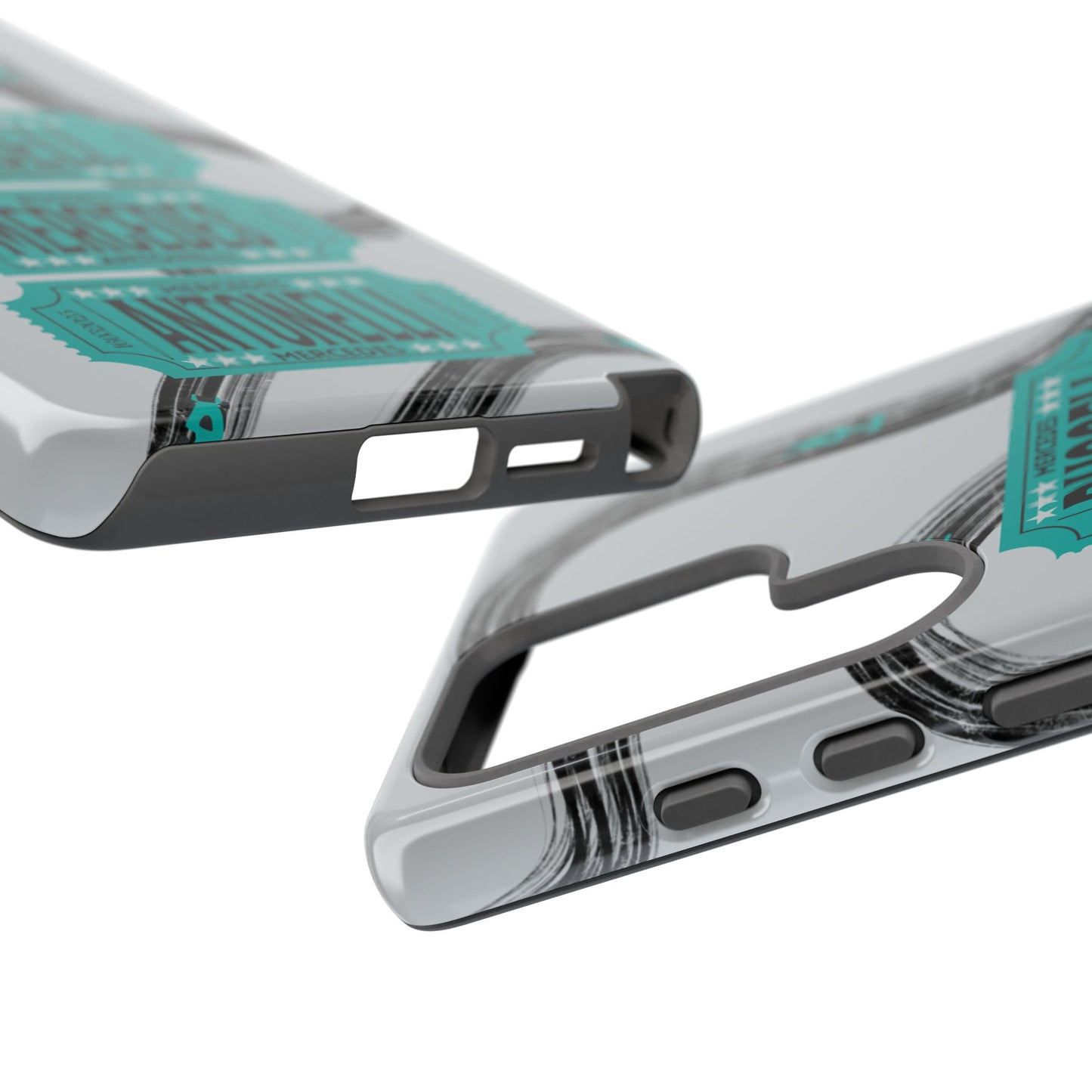 Mercedes F1 Phone Case Painted Ticket Stubs, Trendy F1 Gift, Formula 1 Gift, Cute F1 Phone Case