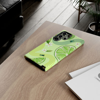 Green F1 Aston Martin and Lime Phone Case, Trendy F1 Gift, Formula 1 Gift, Cute Fruit F1 Phone Case, Unique Phone Case