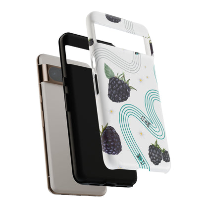 F1 Mercedes and Blackberries Phone Case , Trendy F1 Gift, Formula 1 Gift, Cute Fruit F1 Phone Case, Unique Phone Case