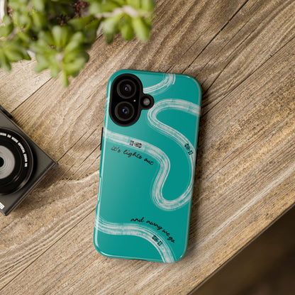 Mercedes F1 Phone Case Painted "its lights out and away we go", Trendy F1 Gift, Formula 1 Gift, Cute F1 Phone Case