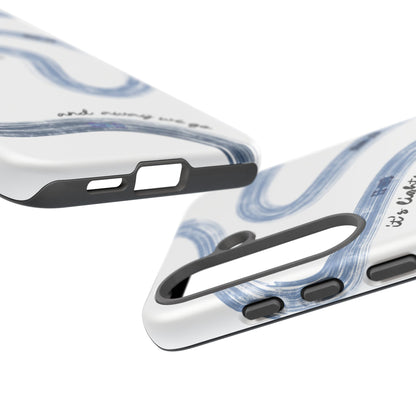 F1 Phone Case Blue Painted "its lights out and away we go", Trendy F1 Gift, Formula 1 Gift, Cute F1 Phone Case, Gift for F1 Fans