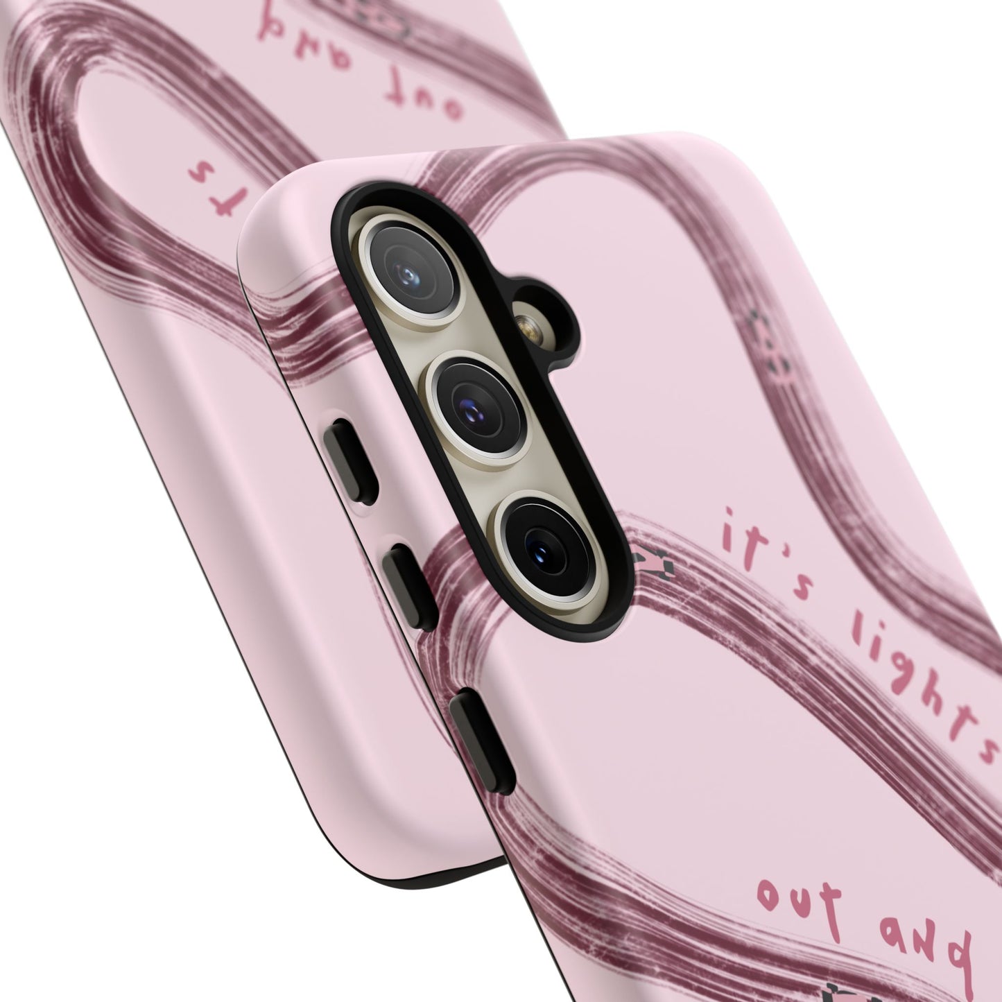 Pink Lights Out F1 Phone Case Design, Trendy F1 Gift, Formula 1 Gift, Cute F1 Phone Case, Unique Formula One Phone Case