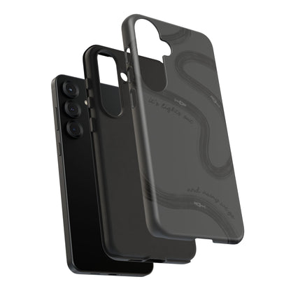 F1 Phone Case Monochrome Black Painted "its lights out and away we go", Trendy F1 Gift, Formula 1 Gift, Cute F1 Phone Case, Phone Case