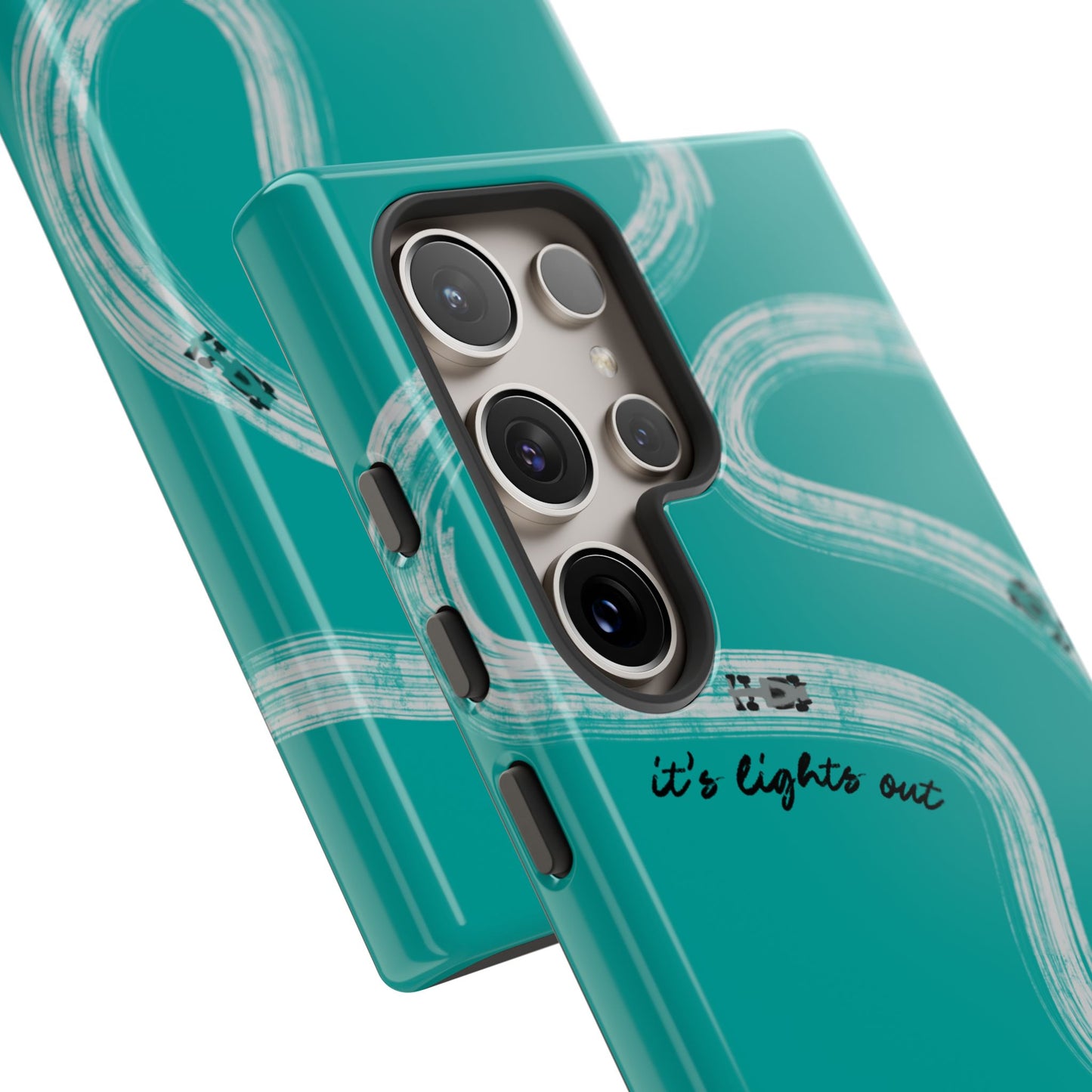 Mercedes F1 Phone Case Painted "its lights out and away we go", Trendy F1 Gift, Formula 1 Gift, Cute F1 Phone Case