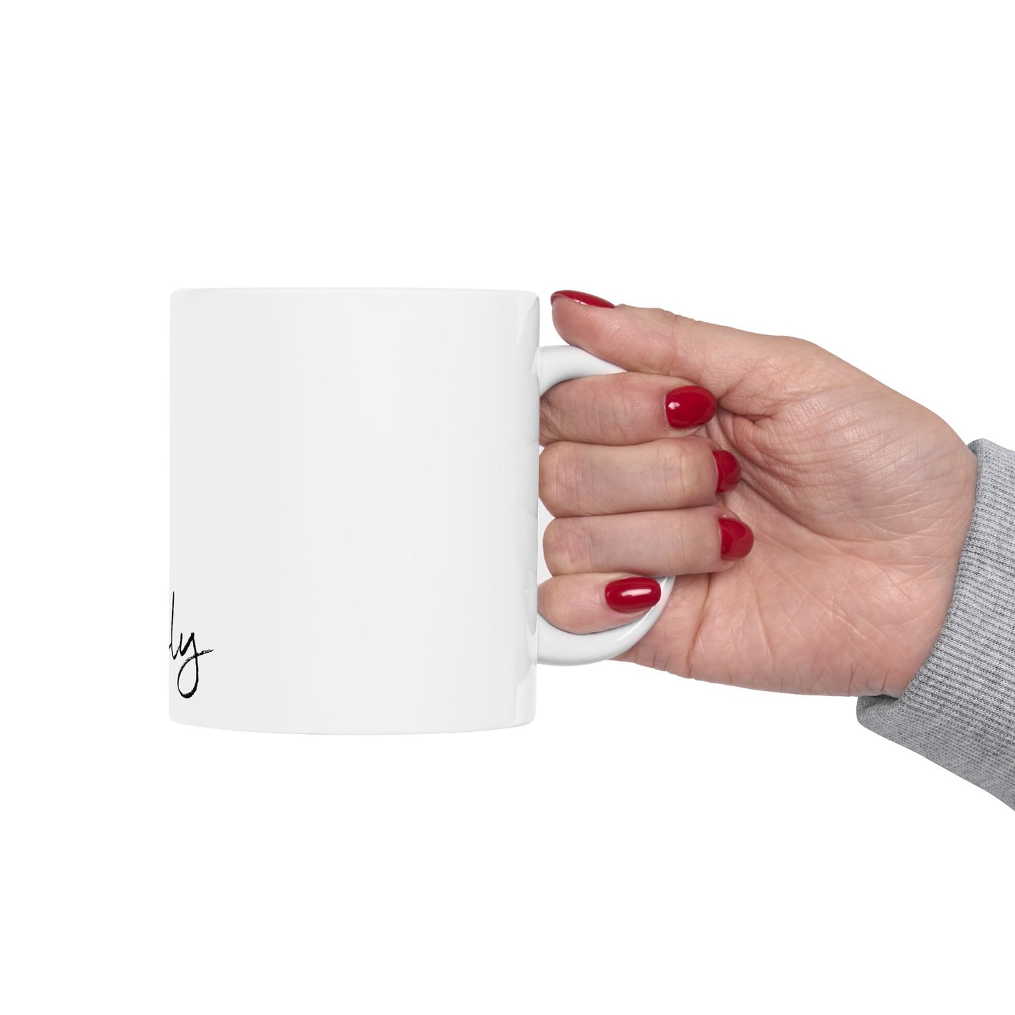 F1 Simply Lovely Mug, Minimalist Formula One Mug, Inspirational Ceramic Mug for Coffee Lovers