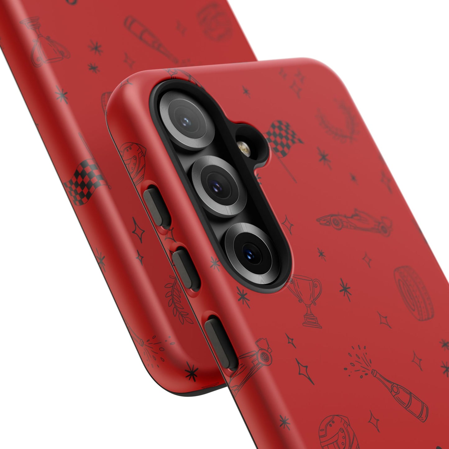 F1 Ferrari Racing Doodle "Forza Ferrari" F1 Phone Case Design