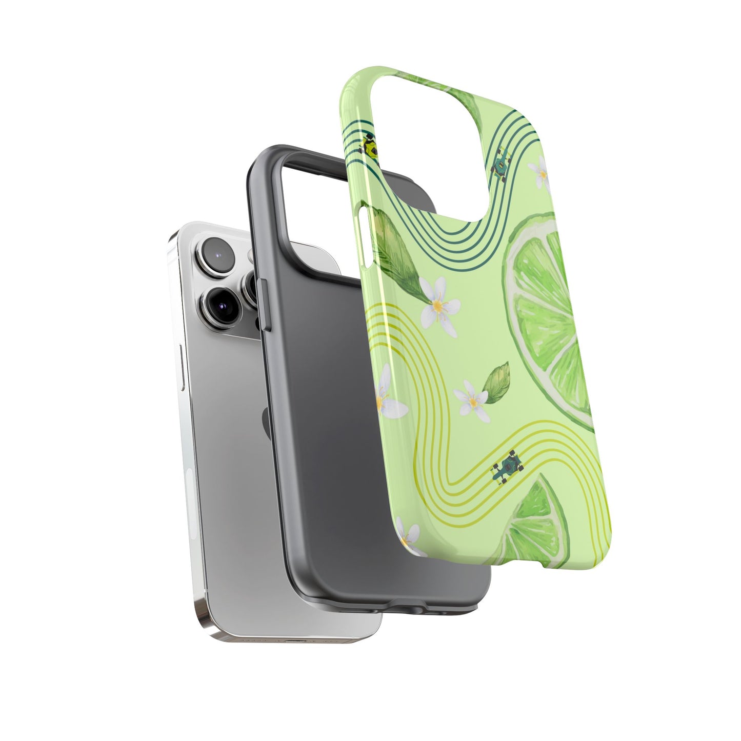 Green F1 Aston Martin and Lime Phone Case, Trendy F1 Gift, Formula 1 Gift, Cute Fruit F1 Phone Case, Unique Phone Case