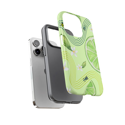 Green F1 Aston Martin and Lime Phone Case, Trendy F1 Gift, Formula 1 Gift, Cute Fruit F1 Phone Case, Unique Phone Case