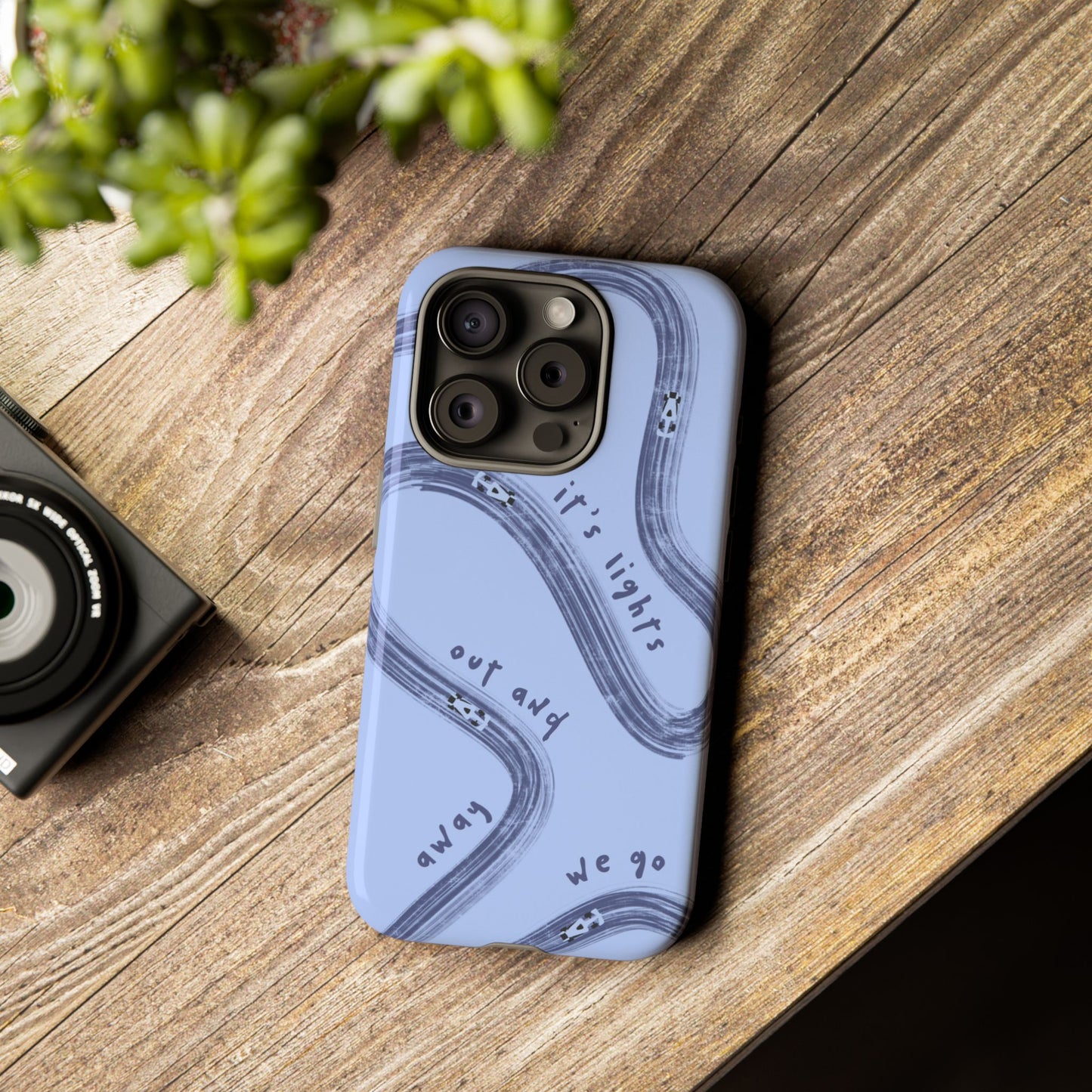 Blue Lights Out F1 Phone Case Design, Trendy F1 Gift, Formula 1 Gift, Cute F1 Phone Case, Unique Formula One Phone Case