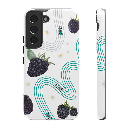 F1 Mercedes and Blackberries Phone Case , Trendy F1 Gift, Formula 1 Gift, Cute Fruit F1 Phone Case, Unique Phone Case