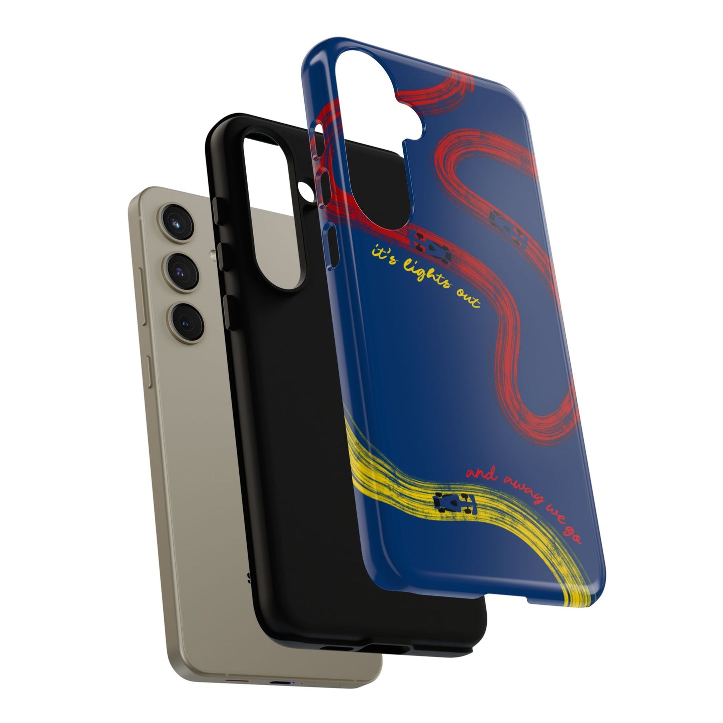 F1 Red Bull Racing Painted Track F1 Phone Case Design