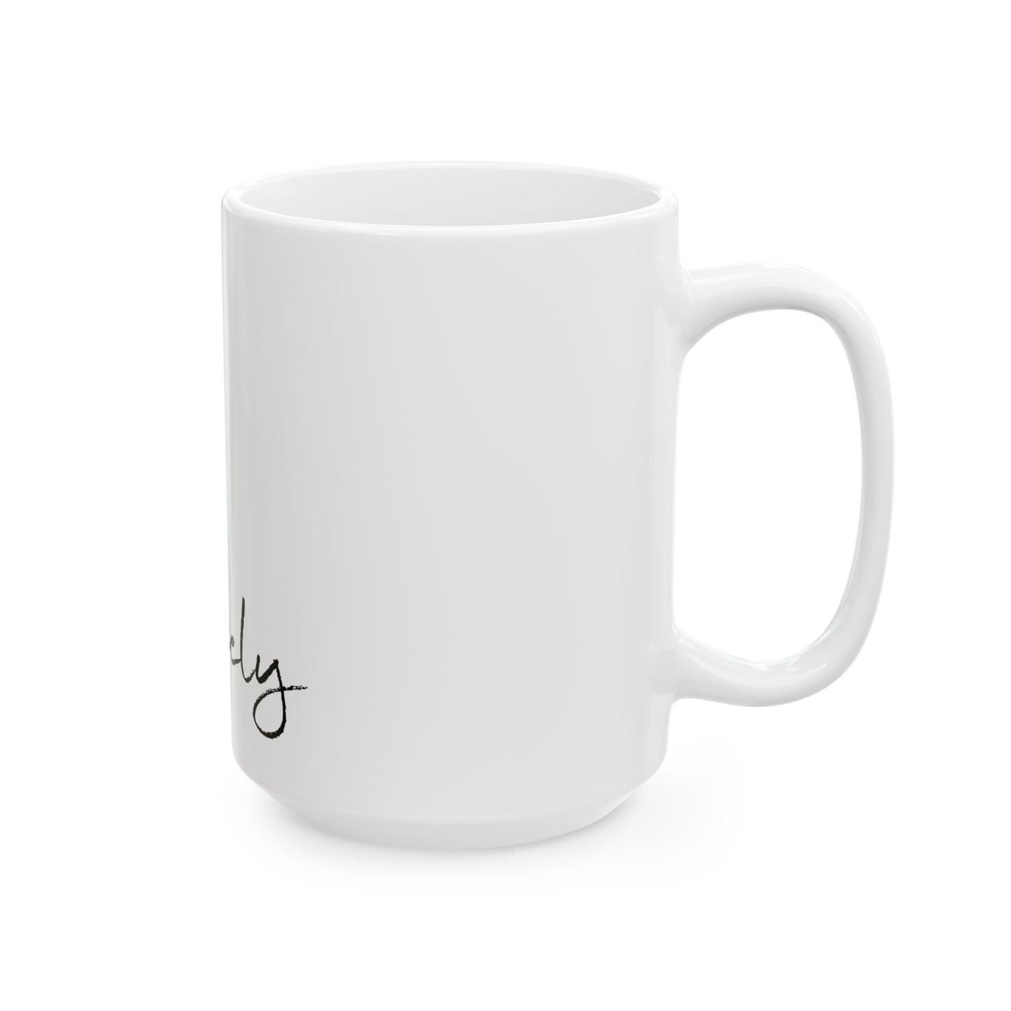 F1 Simply Lovely Mug, Minimalist Formula One Mug, Inspirational Ceramic Mug for Coffee Lovers