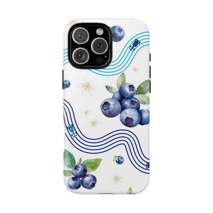 F1 Williams and Blueberries Phone Case, Trendy F1 Gift, Formula 1 Gift, Cute Fruit F1 Phone Case, Unique Phone Case