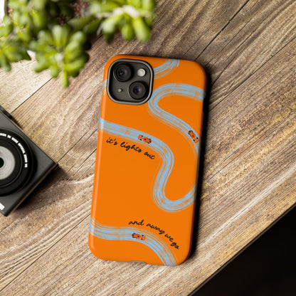 F1 Phone Case McLaren Painted "its lights out and away we go", Trendy F1 Gift, Formula 1 Gift, Cute F1 Phone Case, Phone Case