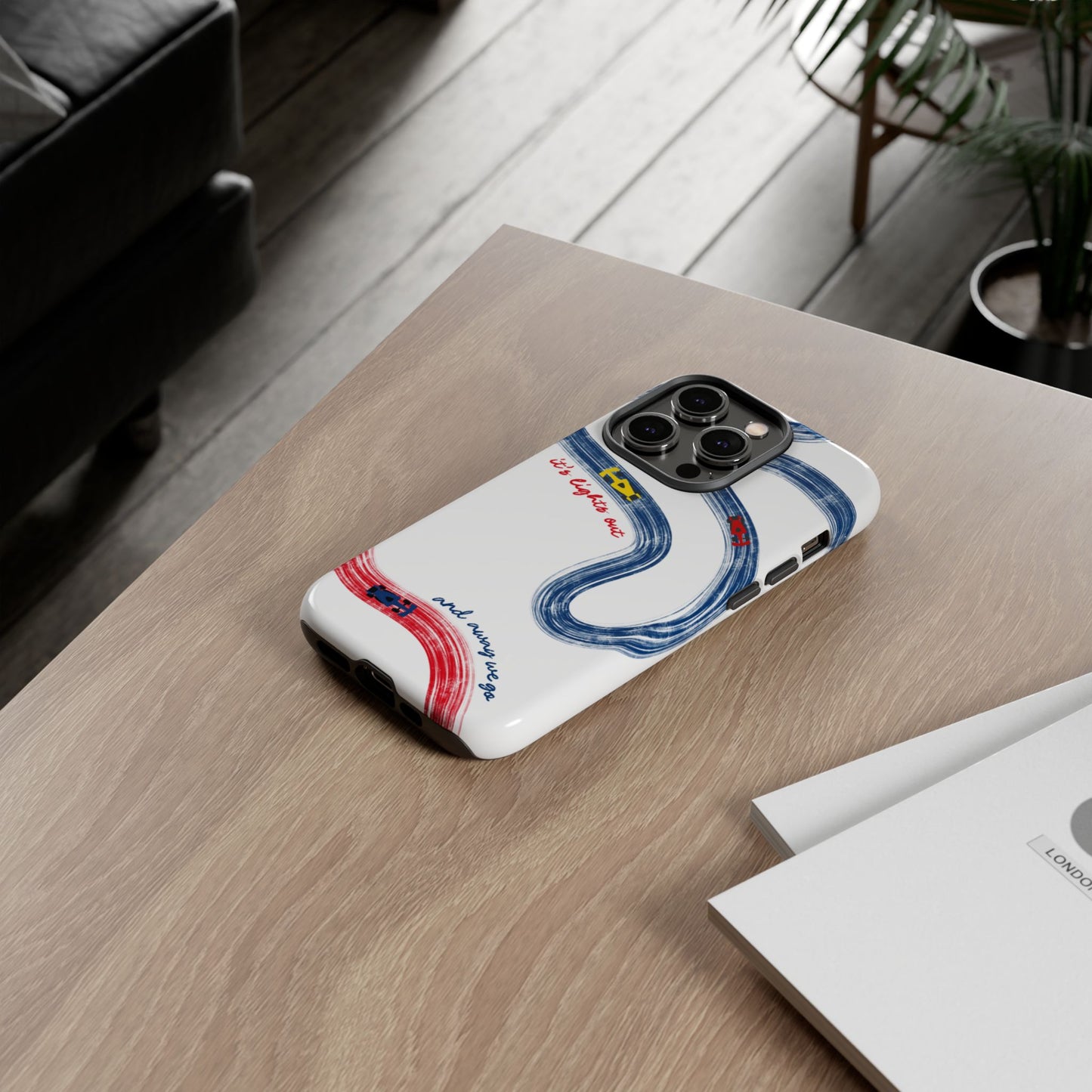 F1 Red Bull Racing Painted Track F1 Phone Case Design