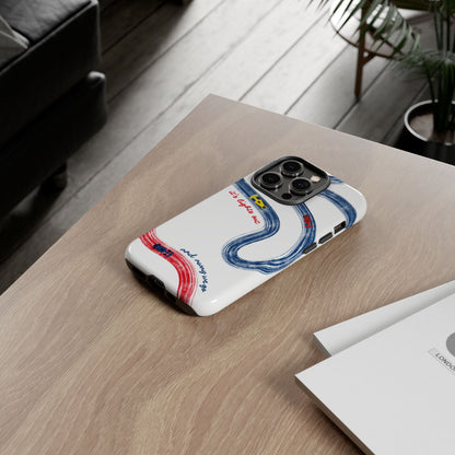 F1 Red Bull Racing Painted Track F1 Phone Case Design