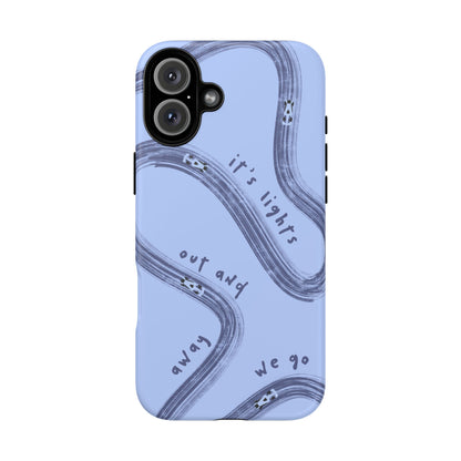 Blue Lights Out F1 Phone Case Design, Trendy F1 Gift, Formula 1 Gift, Cute F1 Phone Case, Unique Formula One Phone Case
