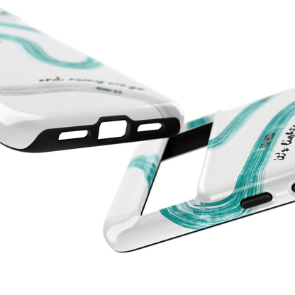 Mercedes F1 Phone Case Painted "its lights out and away we go", Trendy F1 Gift, Formula 1 Gift, Cute F1 Phone Case