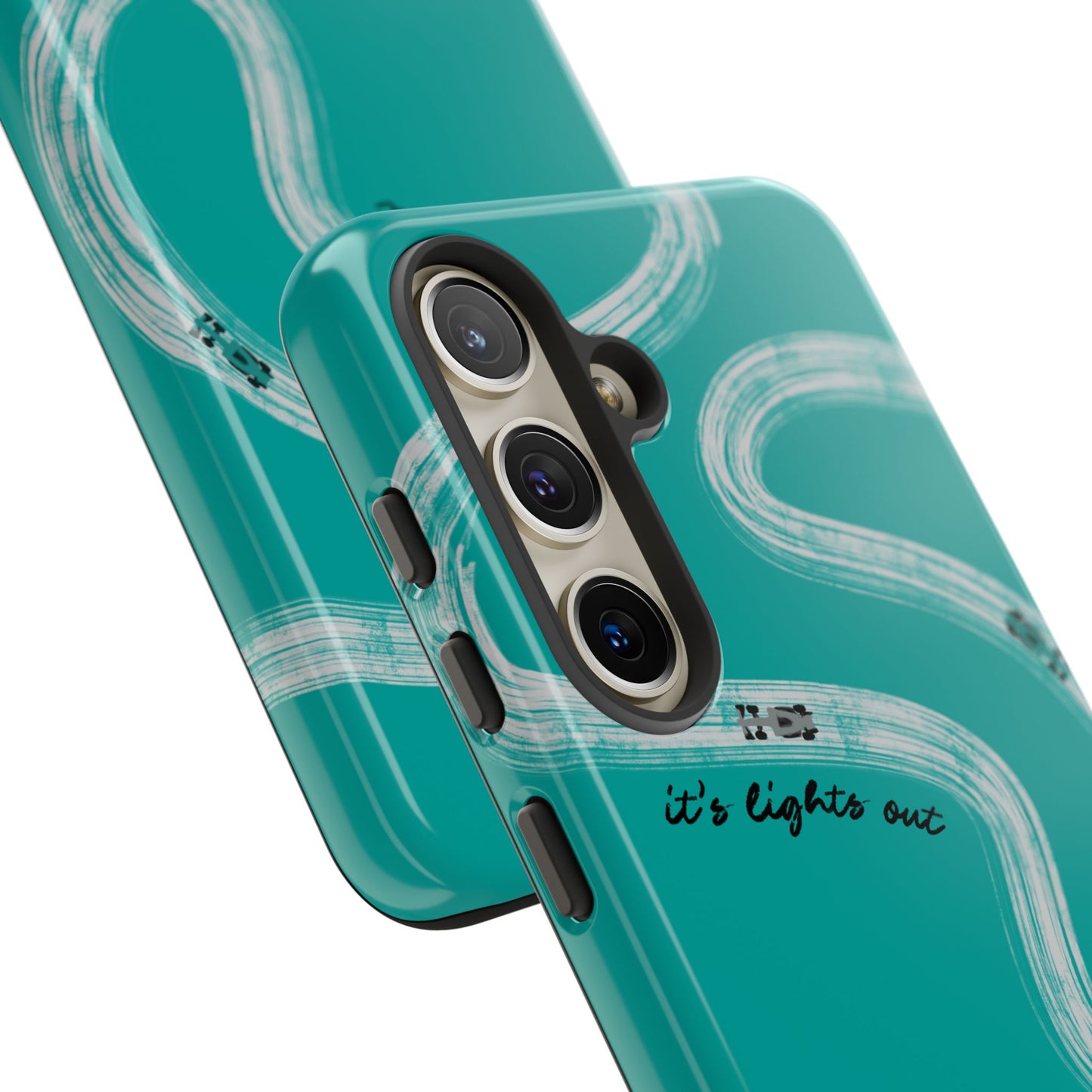 Mercedes F1 Phone Case Painted "its lights out and away we go", Trendy F1 Gift, Formula 1 Gift, Cute F1 Phone Case