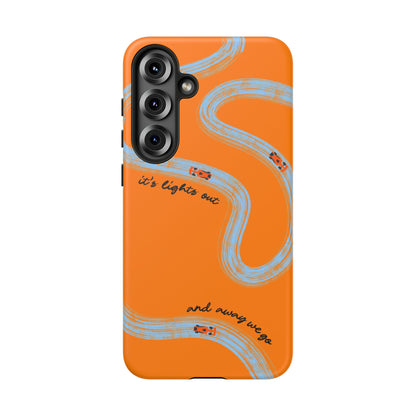 F1 Phone Case McLaren Painted "its lights out and away we go", Trendy F1 Gift, Formula 1 Gift, Cute F1 Phone Case, Phone Case