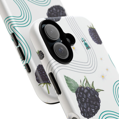 F1 Mercedes and Blackberries Phone Case , Trendy F1 Gift, Formula 1 Gift, Cute Fruit F1 Phone Case, Unique Phone Case