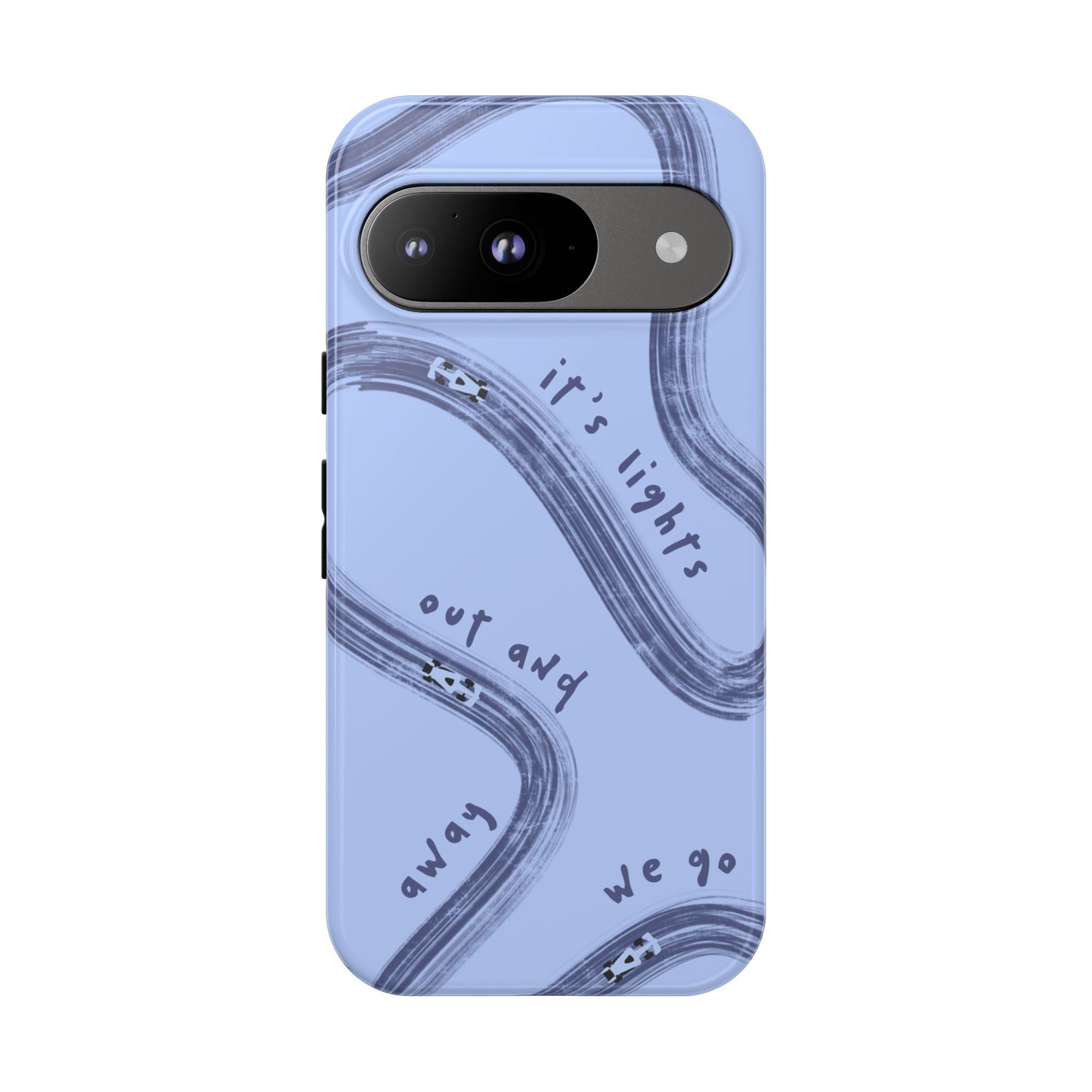 Blue Lights Out F1 Phone Case Design, Trendy F1 Gift, Formula 1 Gift, Cute F1 Phone Case, Unique Formula One Phone Case