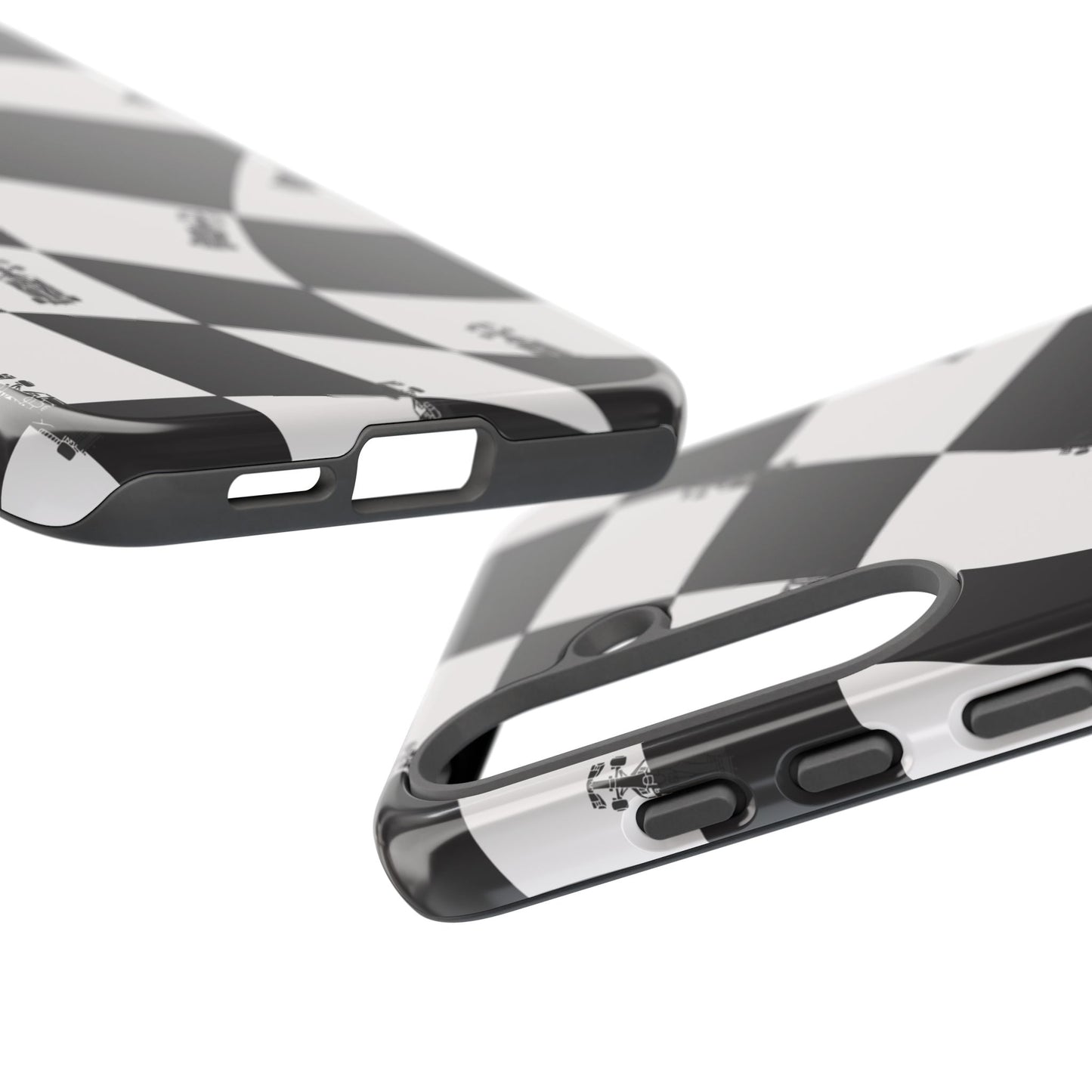 F1 Phone Case Black and White Checkered Design, Trendy F1 Gift, Formula 1 Gift, Cute F1 Phone Case, Unique Formula One Phone Case
