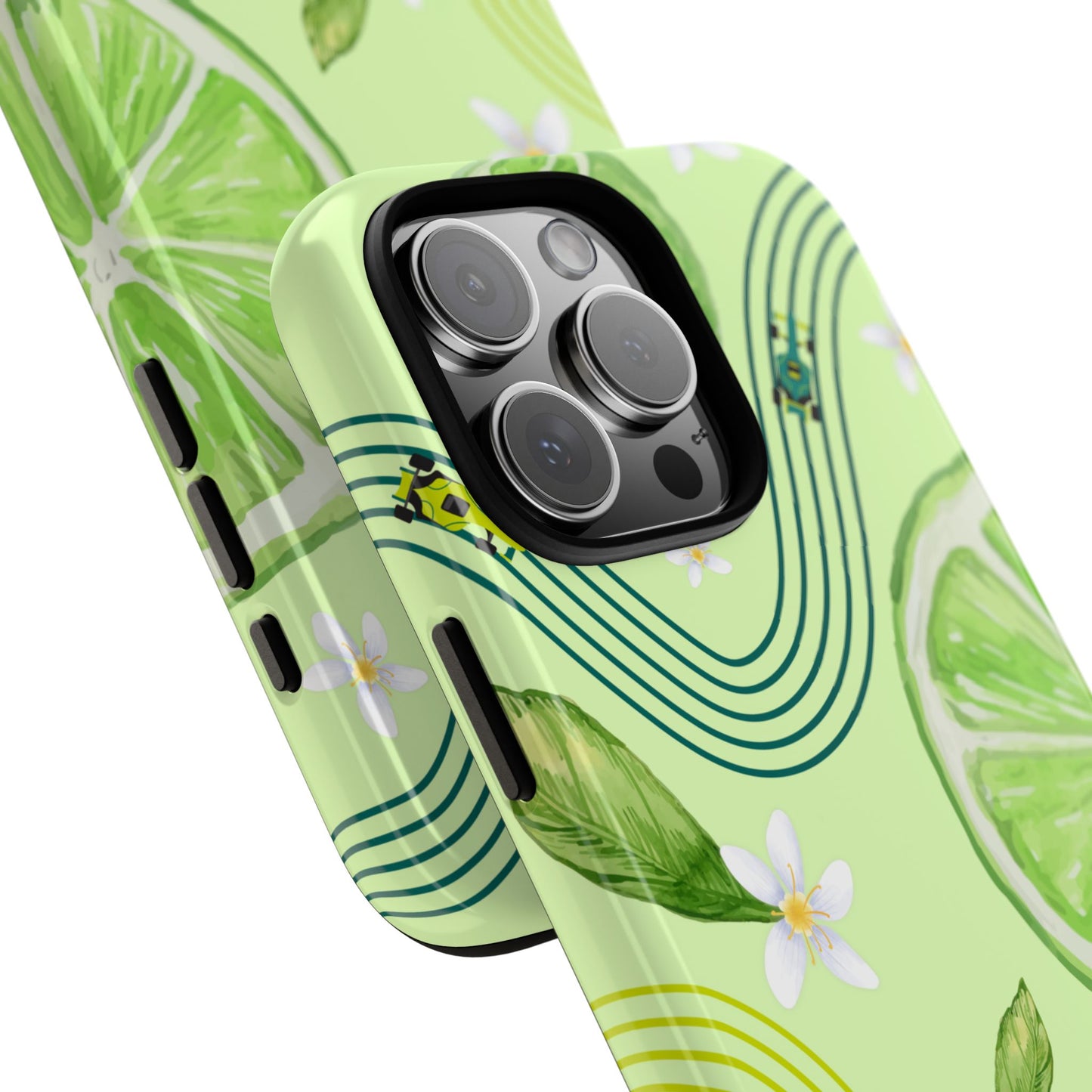Green F1 Aston Martin and Lime Phone Case, Trendy F1 Gift, Formula 1 Gift, Cute Fruit F1 Phone Case, Unique Phone Case