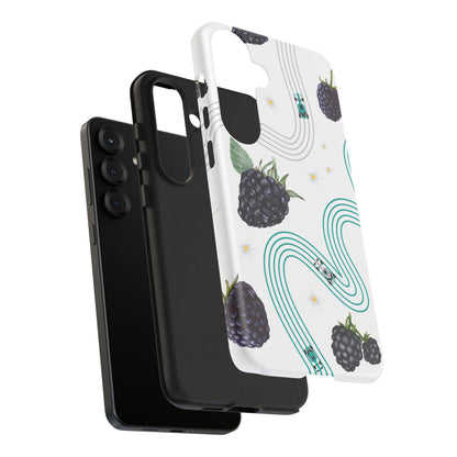 F1 Mercedes and Blackberries Phone Case , Trendy F1 Gift, Formula 1 Gift, Cute Fruit F1 Phone Case, Unique Phone Case