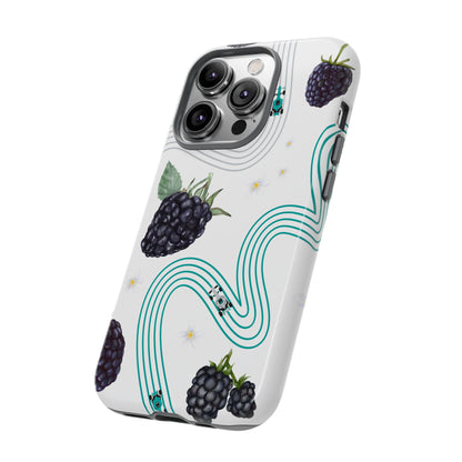 F1 Mercedes and Blackberries Phone Case , Trendy F1 Gift, Formula 1 Gift, Cute Fruit F1 Phone Case, Unique Phone Case