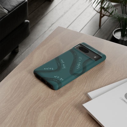 Teal Lights Out F1 Phone Case Design, Trendy F1 Gift, Formula 1 Gift, Cute F1 Phone Case, Unique Formula One Phone Case