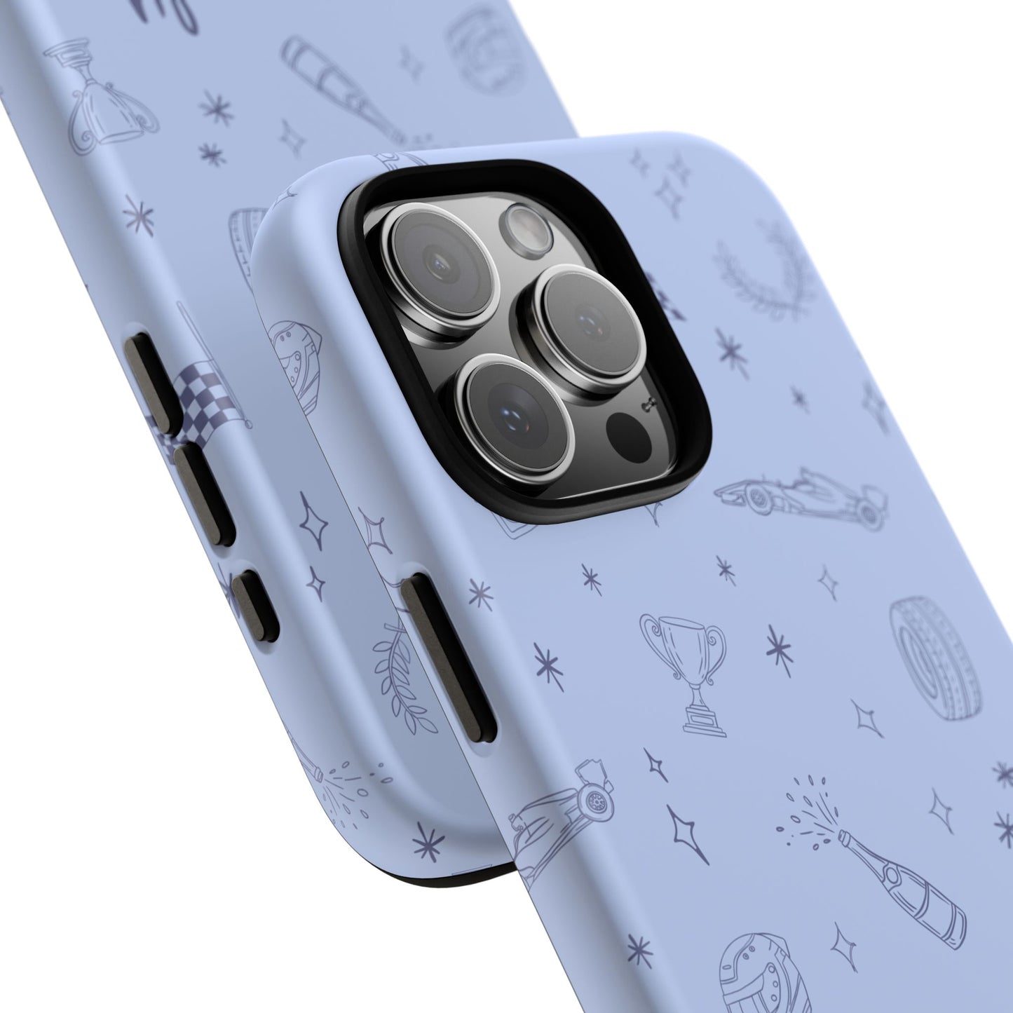 Blue Doodle "Simply Lovely" F1 Phone Case Design
