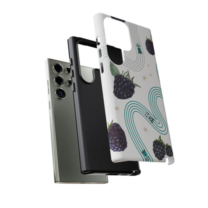F1 Mercedes and Blackberries Phone Case , Trendy F1 Gift, Formula 1 Gift, Cute Fruit F1 Phone Case, Unique Phone Case
