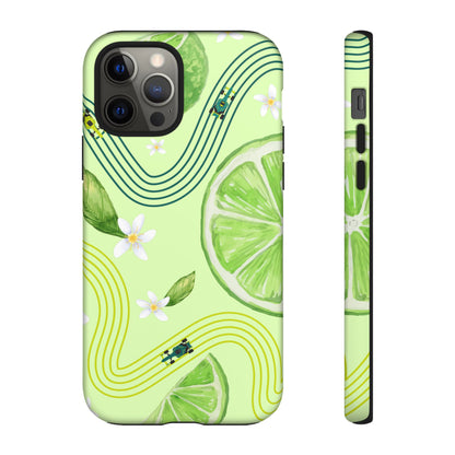 Green F1 Aston Martin and Lime Phone Case, Trendy F1 Gift, Formula 1 Gift, Cute Fruit F1 Phone Case, Unique Phone Case