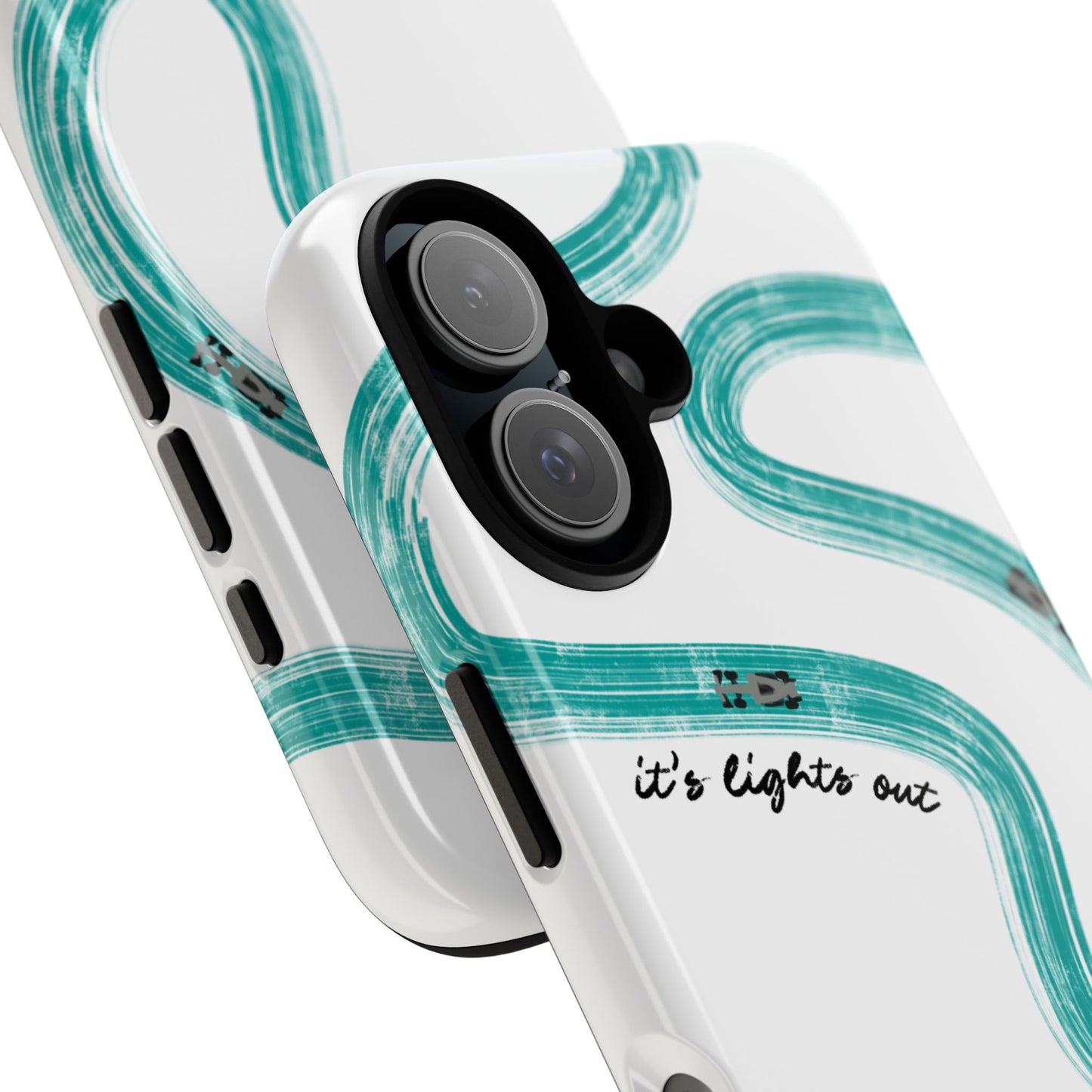 Mercedes F1 Phone Case Painted "its lights out and away we go", Trendy F1 Gift, Formula 1 Gift, Cute F1 Phone Case