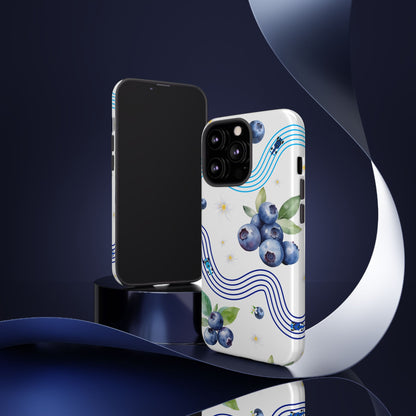 F1 Williams and Blueberries Phone Case, Trendy F1 Gift, Formula 1 Gift, Cute Fruit F1 Phone Case, Unique Phone Case