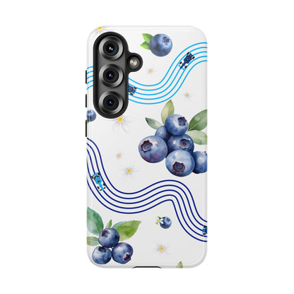 F1 Williams and Blueberries Phone Case, Trendy F1 Gift, Formula 1 Gift, Cute Fruit F1 Phone Case, Unique Phone Case